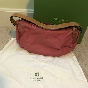 Kate Spade Pink Canvas Handbag